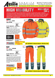 ABBIGLIAMENTO ALTA VISIBILITA COFRA WORKWEAR 240